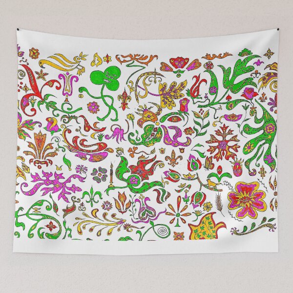 Item preview, Floral pattern (version 1) designed and sold by ales-panz.