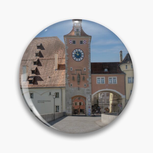 Item preview, At the end of the Stone Bridge, Regensburg designed and sold by Kasia Design.
