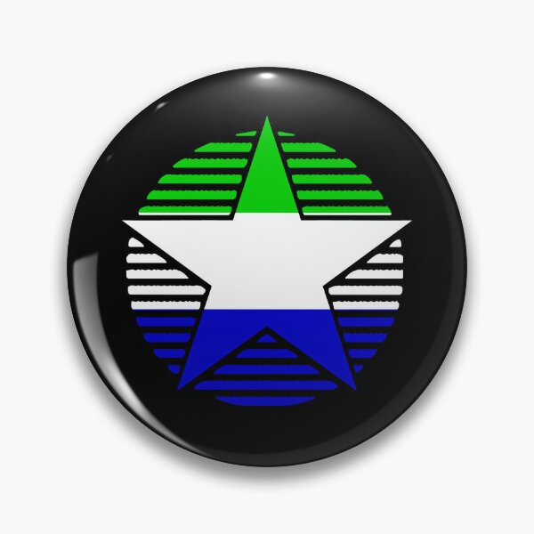 Item preview, Retro Sierra Leone Flag Star SL designed and sold by shitpostee.
