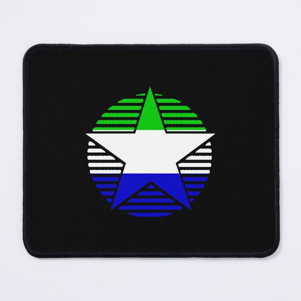 Item preview, Retro Sierra Leone Flag Star SL designed and sold by shitpostee.