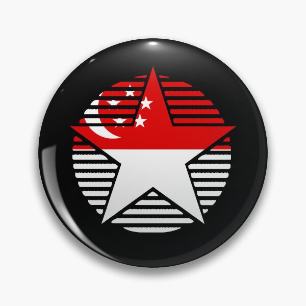 Item preview, Retro Singapore Flag Star SG designed and sold by shitpostee.