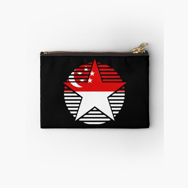 Artikelvorschau, Retro-Singapur-Flagge mit Stern (SG) entworfen und verkauft von shitpostee.