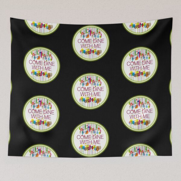 Item preview, Come Dine With Me IV (on Black) designed and sold by PawsitiveMum3.