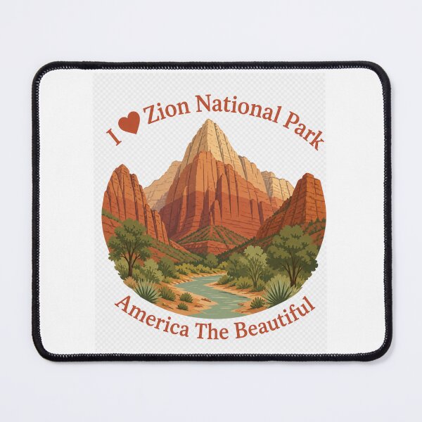 Item preview, Zion National Park Utah USA – Red Rock Canyon Adventure Scenic Desert designed and sold by Illumine-World.
