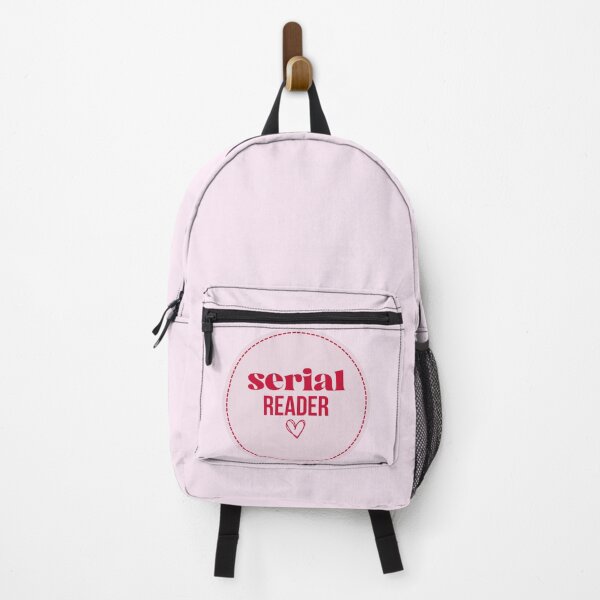 Item preview, Serial Reader - Cute Book Lover Badge Aesthetic designed and sold by LunnaAtica.