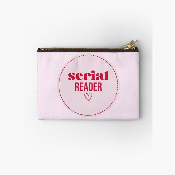 Item preview, Serial Reader - Cute Book Lover Badge Aesthetic designed and sold by LunnaAtica.