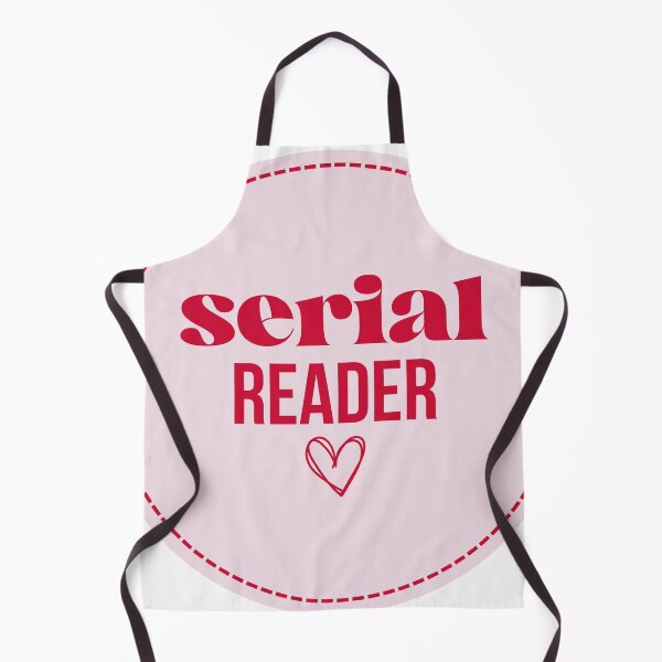 Item preview, Serial Reader - Cute Book Lover Badge Aesthetic designed and sold by LunnaAtica.