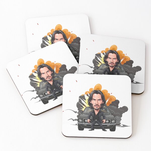 Item preview, Funny caricature of Keanu Reeves designed and sold by vectorlove.