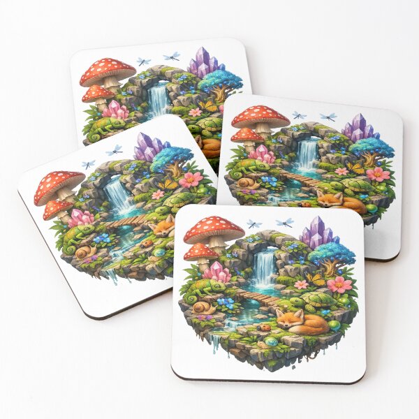 Item preview, Enchanted woodland waterfall garden designed and sold by urbanshop7.