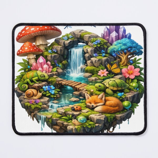 Item preview, Enchanted woodland waterfall garden designed and sold by urbanshop7.
