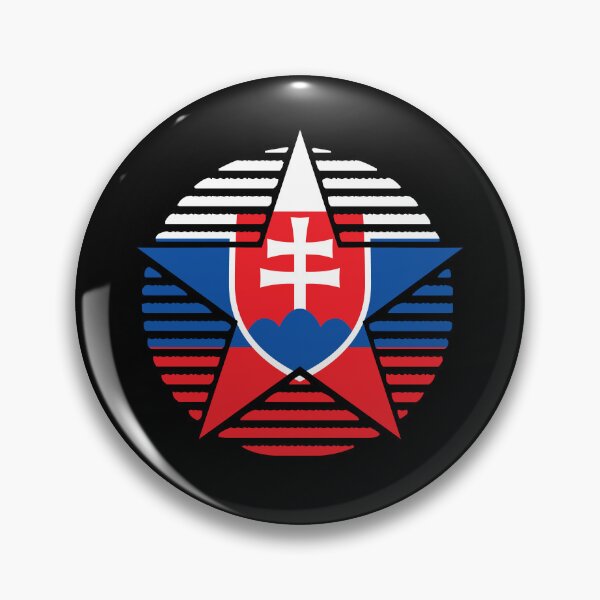 Item preview, Retro Slovakia Flag Star SK designed and sold by shitpostee.