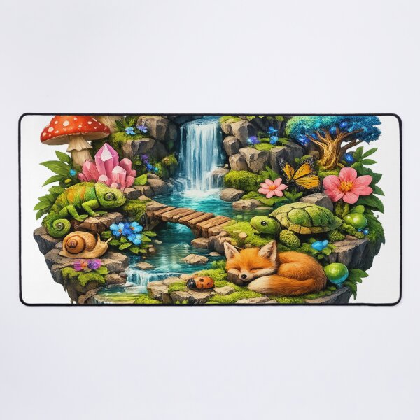 Item preview, Enchanted woodland waterfall garden designed and sold by urbanshop7.