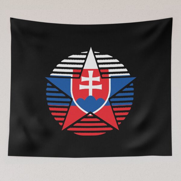 Item preview, Retro Slovakia Flag Star SK designed and sold by shitpostee.