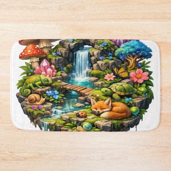 Item preview, Enchanted woodland waterfall garden designed and sold by urbanshop7.