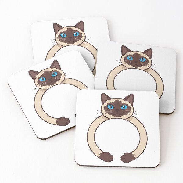 Item preview, Hugging Siamese Cat designed and sold by brkvdesign.