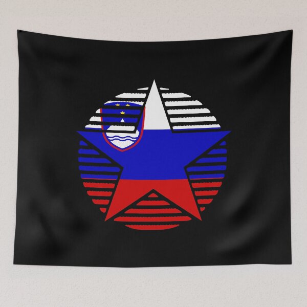 Item preview, Retro Slovenia Flag Star SI designed and sold by shitpostee.