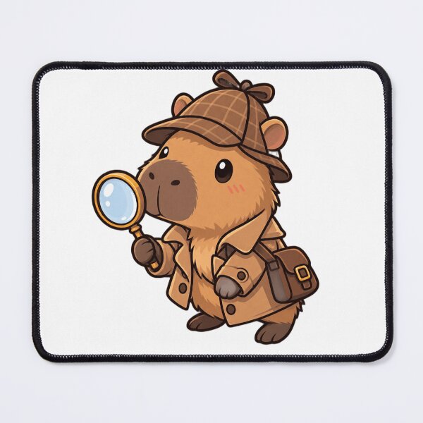 Item preview, Cute Capybara Detective designed and sold by Herodestroyer.