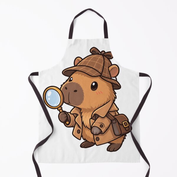 Item preview, Cute Capybara Detective designed and sold by Herodestroyer.
