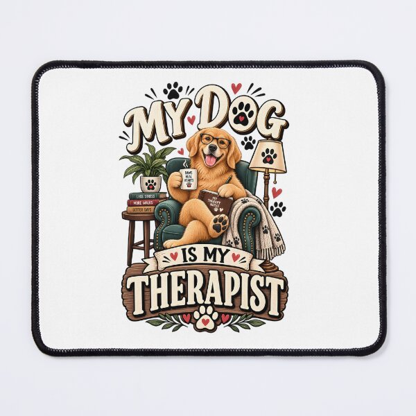 Item preview, My Dog Is My Therapist designed and sold by oblexwear.