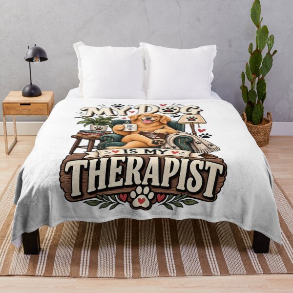 Item preview, My Dog Is My Therapist designed and sold by oblexwear.