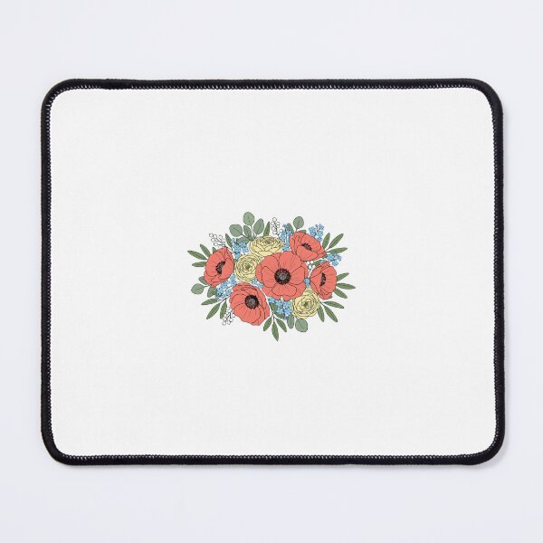 Item preview, Bouquet of poppy flowers designed and sold by LuminaBlossom.
