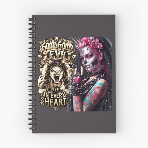 Item preview, Pink Hair Bride Skull Tattoo designed and sold by Voodoo Store Paranormal Collections.