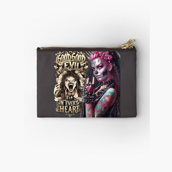 Item preview, Pink Hair Bride Skull Tattoo designed and sold by Voodoo Store Paranormal Collections.