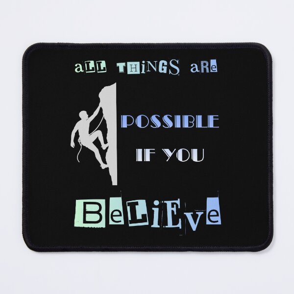 Item preview, All Things Are Possible If You Believe. designed and sold by Dinasshop.
