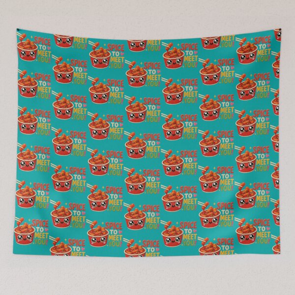 Item preview, Spice to Meet You Cute Spicy Noodles designed and sold by Liv Solara.
