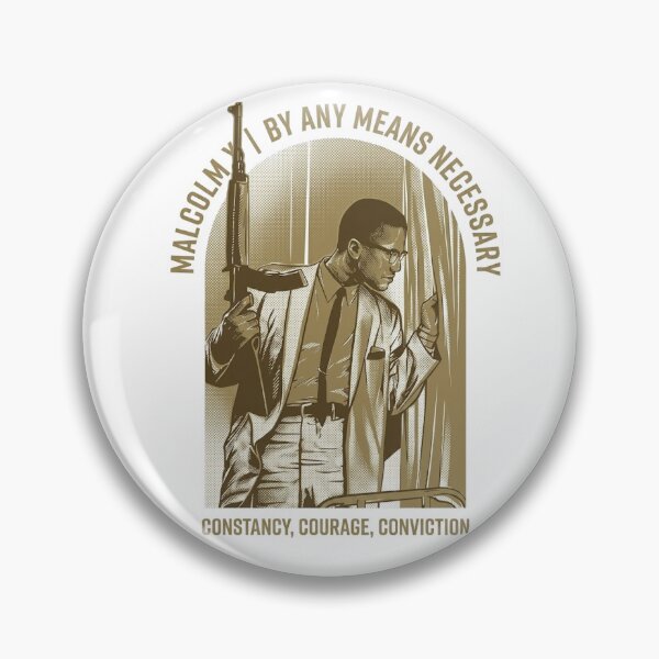 Item preview, Malcolm X – By Any Means Necessary designed and sold by simple-jack-art.