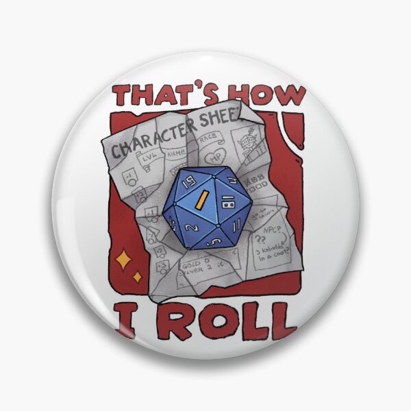 Item preview, That's How I Roll | Bad rolls are character development! | DnD Nat 1 designed and sold by keyvei.