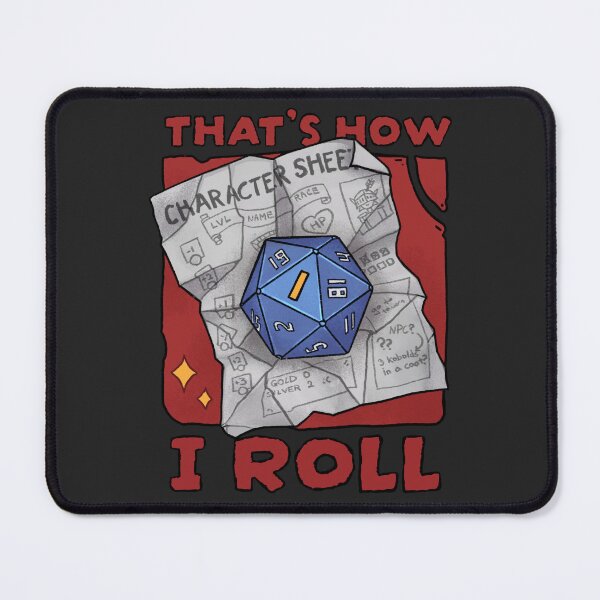 Item preview, That's How I Roll | Bad rolls are character development! | DnD Nat 1 designed and sold by keyvei.