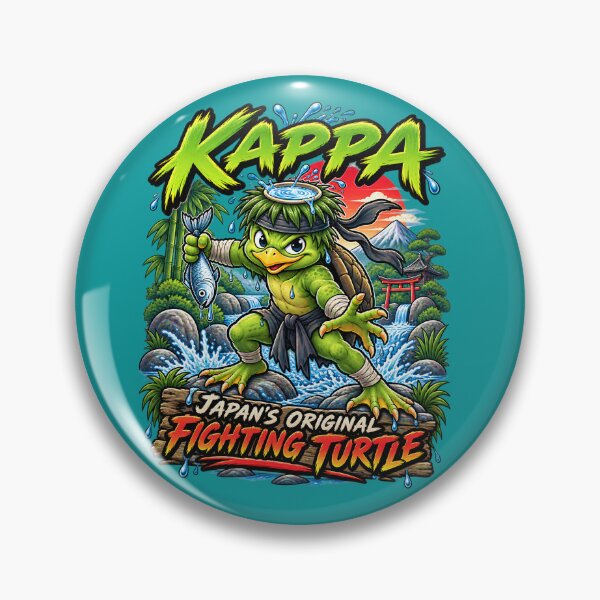Item preview, Kappa – Japan’s Original Fighting Turtle | Japanese Yokai designed and sold by Clint Reno Designs.