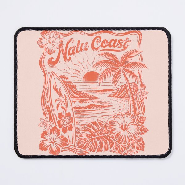 Item preview, Nalu Coast Pink Surf Graphic | Tropical Beach Streetwear    designed and sold by Nalu Coast.