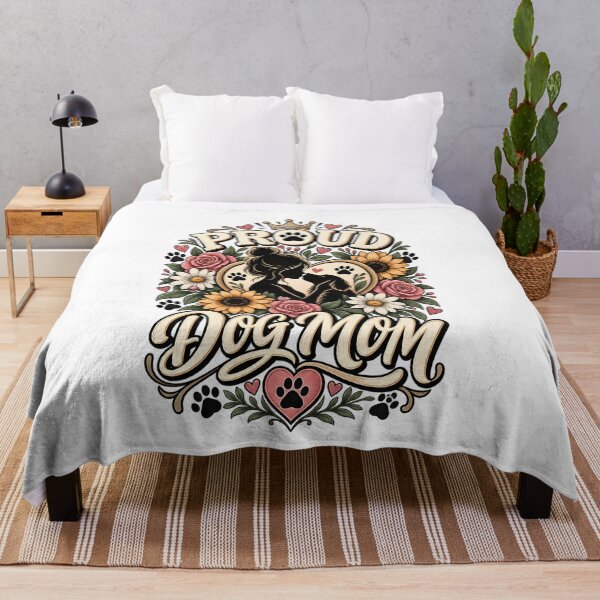 Item preview, Proud Dog Mom Floral Design designed and sold by oblexwear.