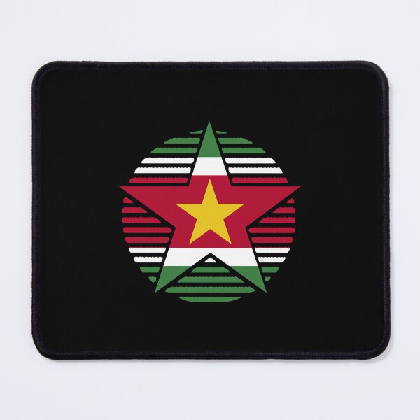 Item preview, Retro Suriname Flag Star SR designed and sold by shitpostee.