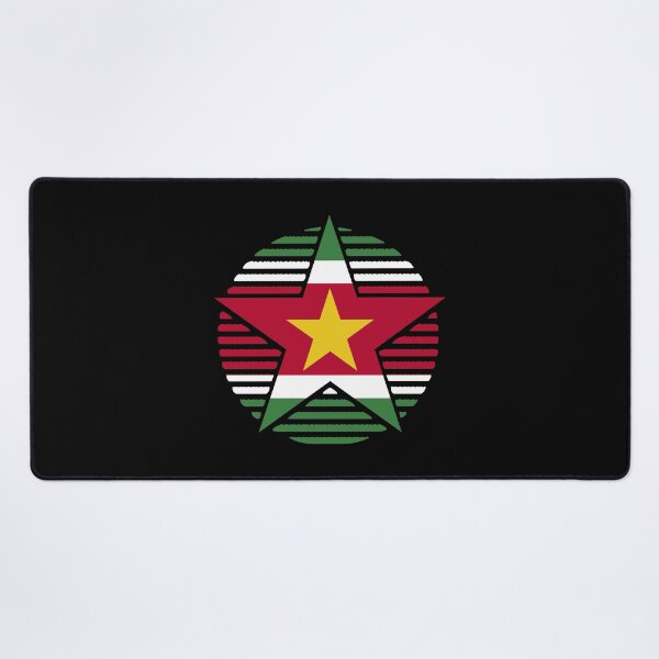 Item preview, Retro Suriname Flag Star SR designed and sold by shitpostee.