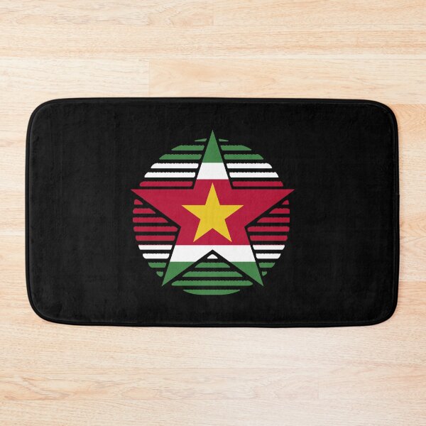Item preview, Retro Suriname Flag Star SR designed and sold by shitpostee.