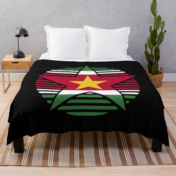 Item preview, Retro Suriname Flag Star SR designed and sold by shitpostee.