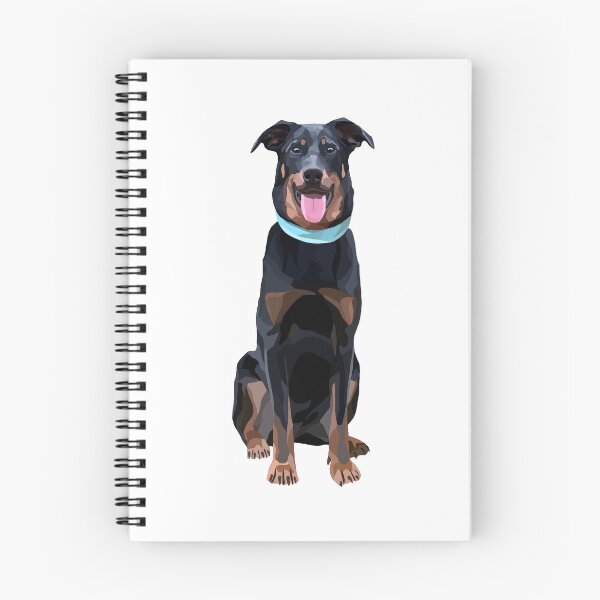 Item preview, Beauceron Geometric Design – cute minimal dog line art, transparent designed and sold by Wheel and Woof.