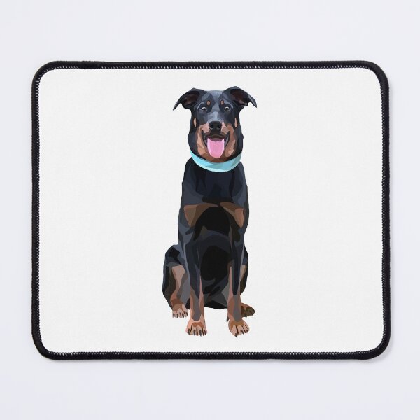 Item preview, Beauceron Geometric Design – cute minimal dog line art, transparent designed and sold by Wheel and Woof.