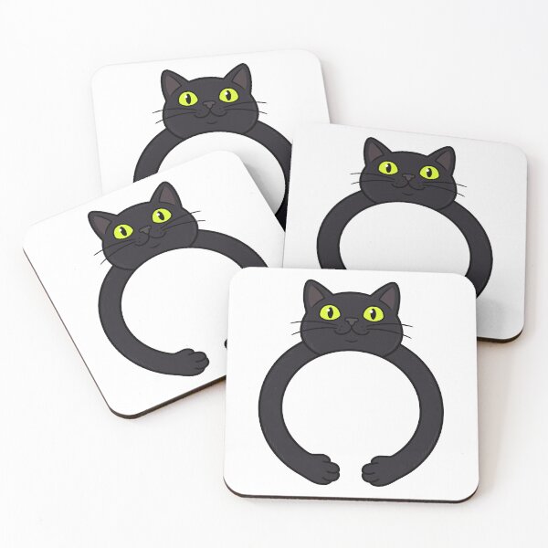 Item preview, Hugging Black Cat designed and sold by brkvdesign.