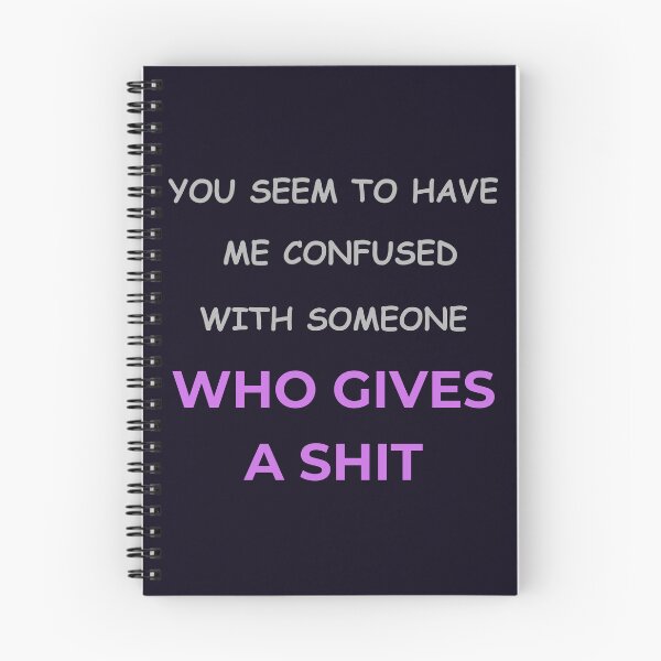 Item preview, CONFUSED WITH SOMEONE WHO GIVES A SHIT  designed and sold by PRINTSCHARMINGM.