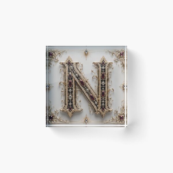 Item preview, Luxury​ Jewelry​ N Alphabet designed and sold by Adisak-designs.