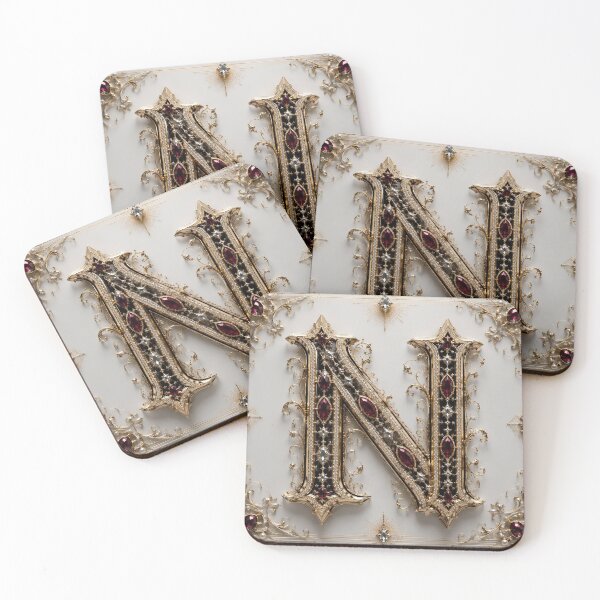 Item preview, Luxury​ Jewelry​ N Alphabet designed and sold by Adisak-designs.