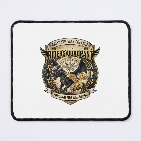 Item preview, Riders Quadrant Emblem - Basgiath War College Badge designed and sold by LunnaAtica.