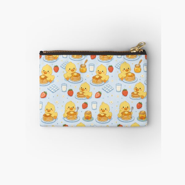 Item preview, Duckling Pancake Breakfast Kawaii Pattern designed and sold by Soft Berry Studio.