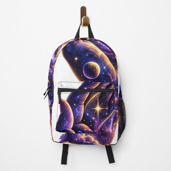 Item preview, Cupped Hands Galaxy Silhouette Shirt | Double Exposure Nurse Art | Caring Nurse Gift | RN Poster Tee designed and sold by Moonveil_Studio.