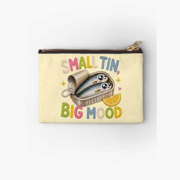 Item preview, Small Tin Big Mood Cute Sardines  designed and sold by Liv Solara.