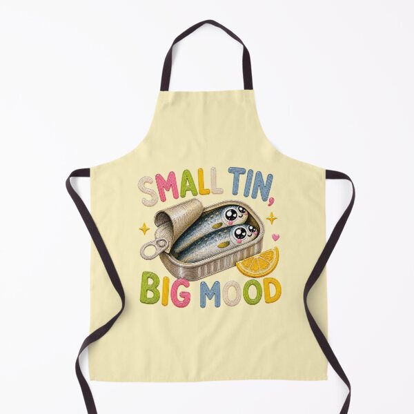 Item preview, Small Tin Big Mood Cute Sardines  designed and sold by Liv Solara.
